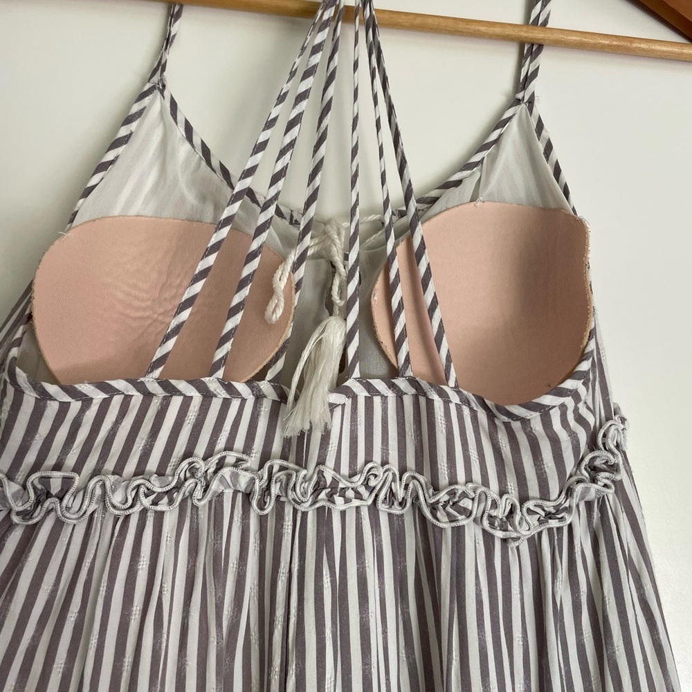 Chelsea28 Striped Boho Dress with Tassel & Embossing - Picture 4 of 4
